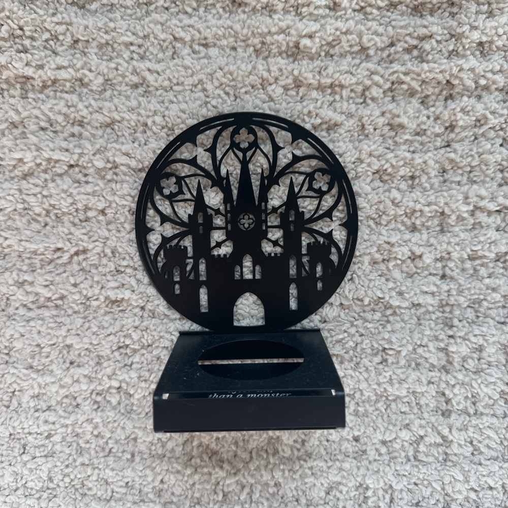 Black Castle Silhouette Stand